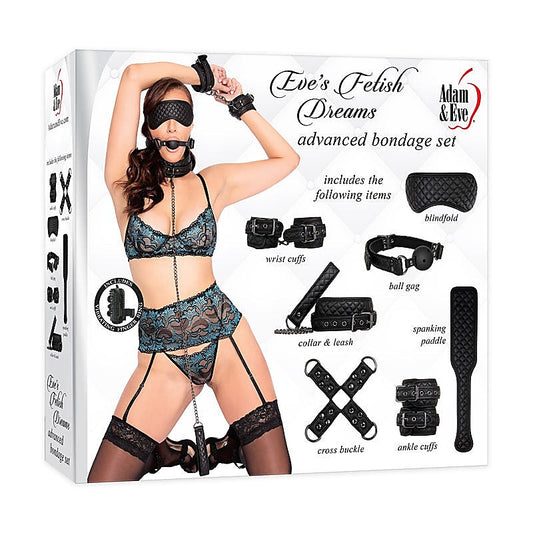 Fetish Dreams Advanced Bondage Set By Adam & Eve - Bondage Kits