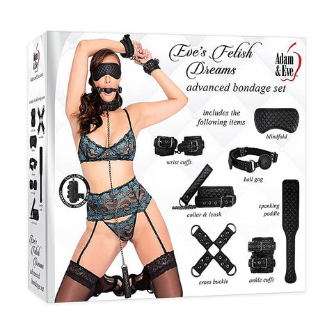 Fetish Dreams Advanced Bondage Set By Adam & Eve - Bondage Kits