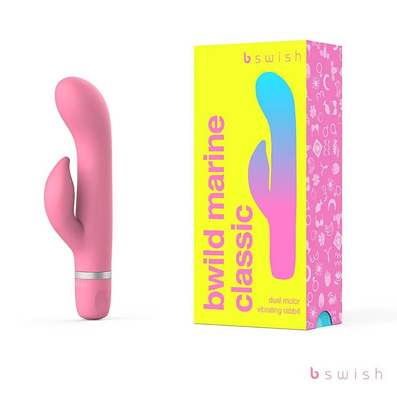 Bwild Classic Marine Vibrating Rabbit Massager By B Swish - Rabbit Vibrators