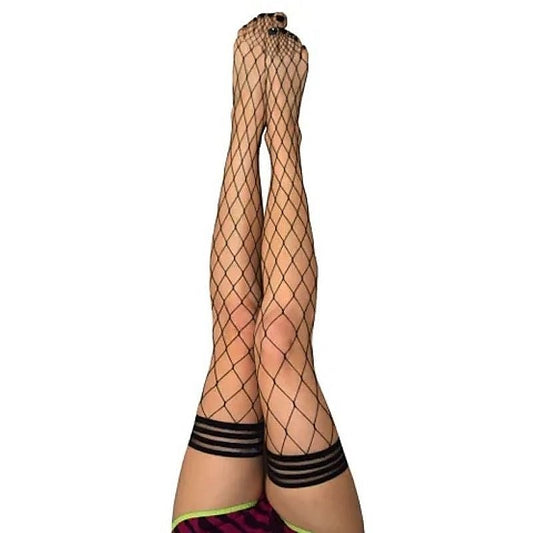 Kixies MICHELLE Large Diamond Black Net