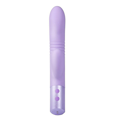 Maia AYLA USB Rechargeable Thrusting Rabbit Vibrator Lavender - Rabbit Vibrators