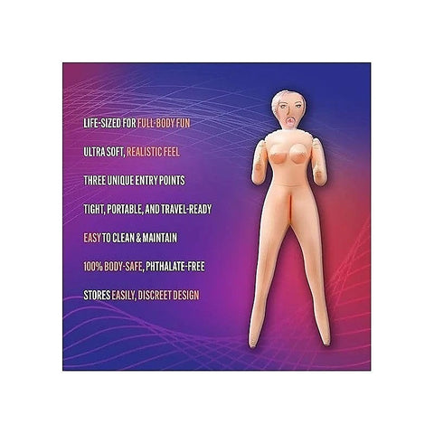 X5 Men Sweet Jasmine Inflatable Love Doll By Blush Novelties - Love Dolls
