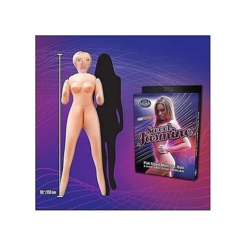 X5 Men Sweet Jasmine Inflatable Love Doll By Blush Novelties - Love Dolls