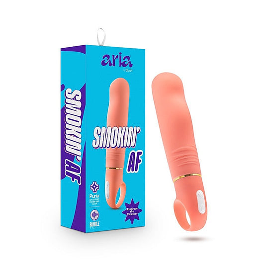 Blush Novelties Aria Smokin AF G Spot Vibrator Coral - G-Spot Vibrators