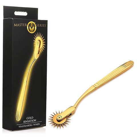 XR Brands Master Series Gold Sensation Wartenberg Wheel - Dental and Clinical