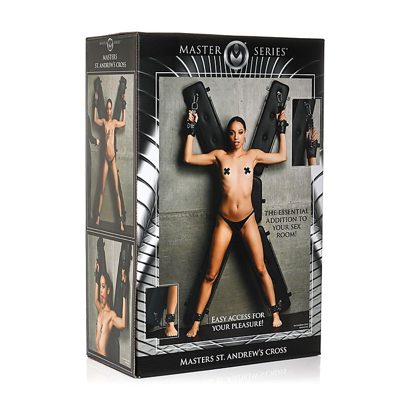 XR Brands Master Series Master St Andrew's Cross Bondage Play Furniture - Sex Furniture