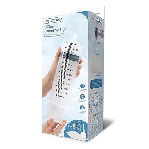 Xgen Products AquaClean Enema Syringe with Free Travel Douche Included - Enemas and Douches