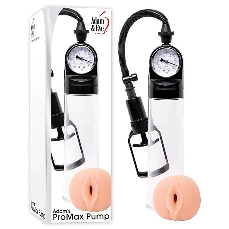 Adams Promax Clear Penis Pump By Adam & Eve - Masturbators and Strokers