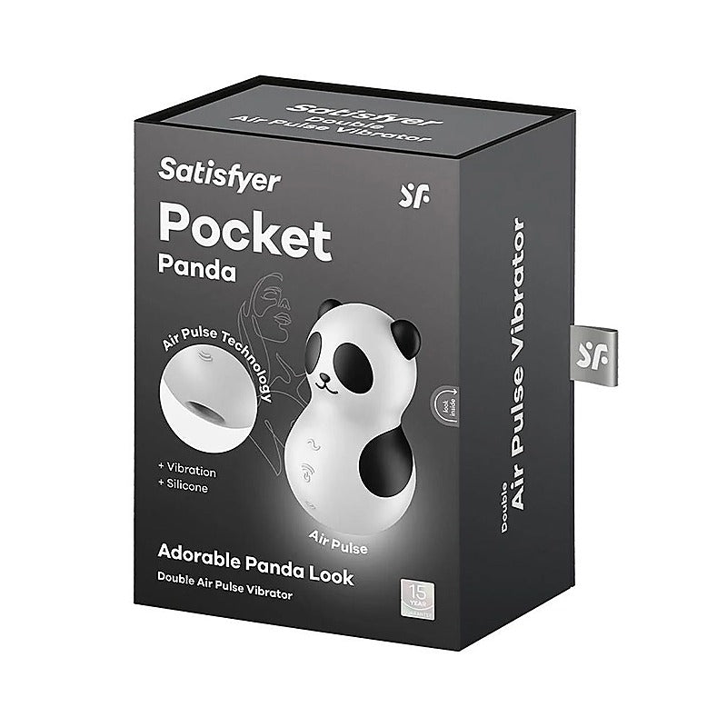 Pocket Panda Usb Rechargeable Air Pulse Massager - Clit Ticklers and Pulsators