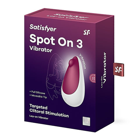 Spot On 3 Usb Rechargeable Clitoral Stimulator By Satisfyer - Clit Ticklers and Pulsators