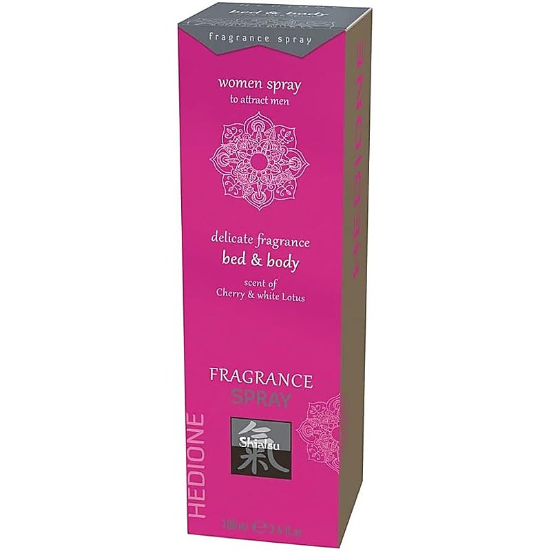 Shiatsu Cherry And White Lotus Bed And Body Spray By Hot Ero - Bath and Intimate Fragrances