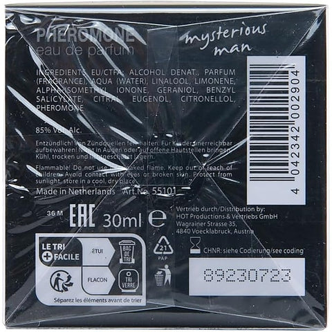 Hot Production Hot Pheromone London Mysterious Man Sex Pheromone Cologne for Men 30ml