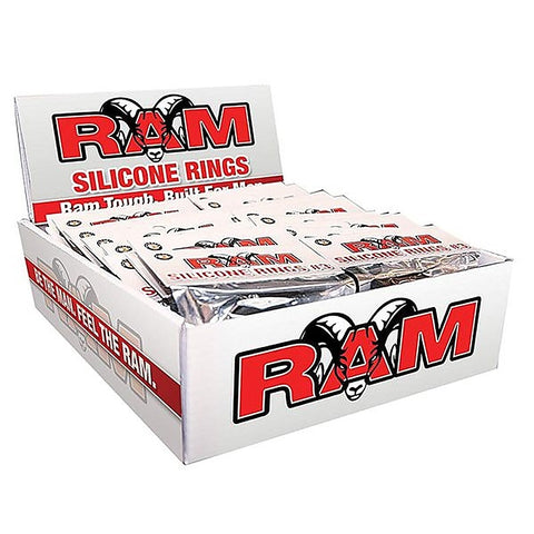 RAM 24 Silicone Cock Rings Pop Box by Nasstoys - Cock Ring Sets