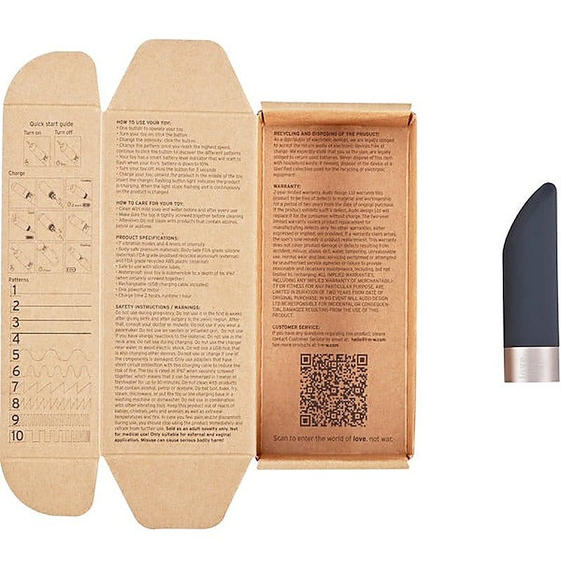 Amore Clitoral Bullet Vibrator By Love Not War - Bullet Vibrators