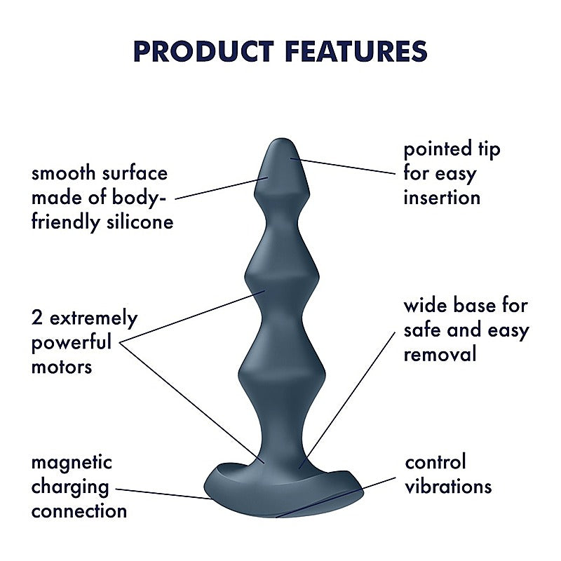 Lolli Plug 1 Vibrating Anal Beads By Satisfyer - Anal Beads and Balls
