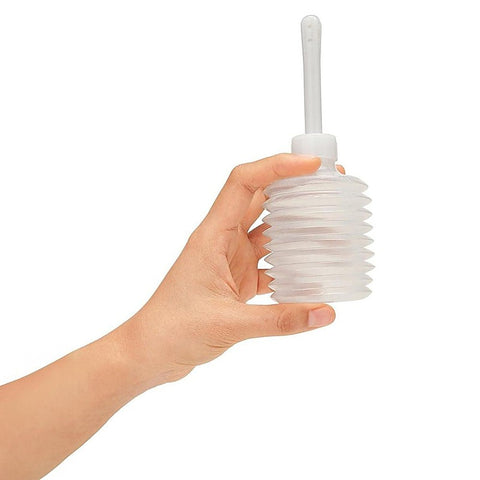Xgen Products AquaClean Silicone 1 Way Valve Douche Set with Butt Plug Nozzle