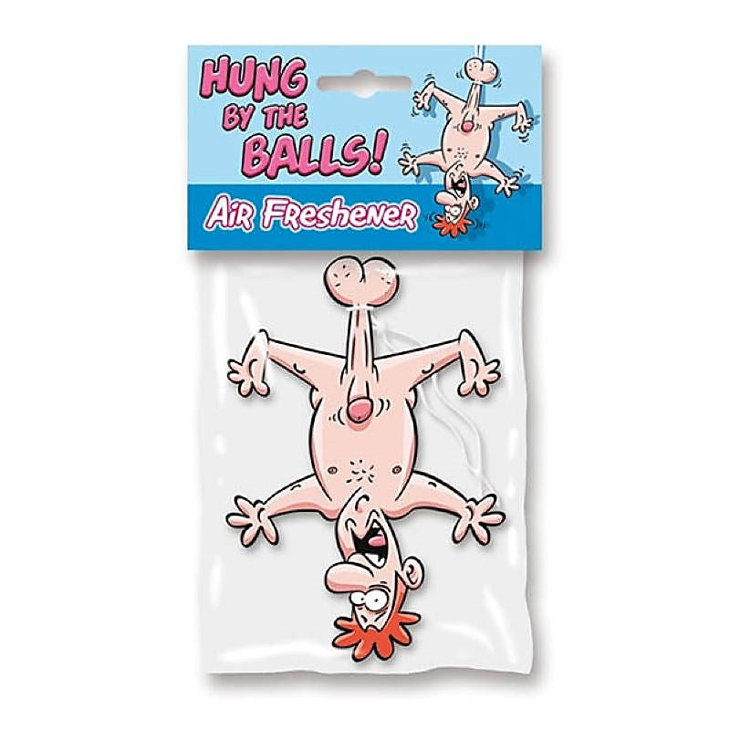 Hung By The Balls Air Freshener By Ozze Creations - Party Gifts and Novelties