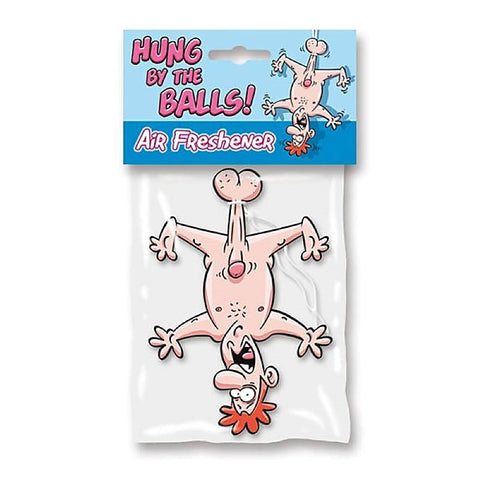Hung By The Balls Air Freshener By Ozze Creations - Party Gifts and Novelties