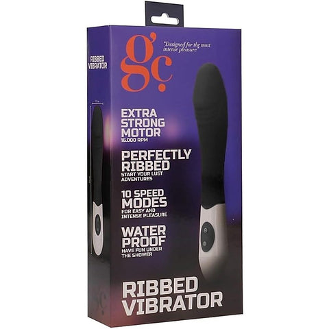 GC Ribbed G-Spot Vibrator by Shots Toys - G-Spot Vibrators