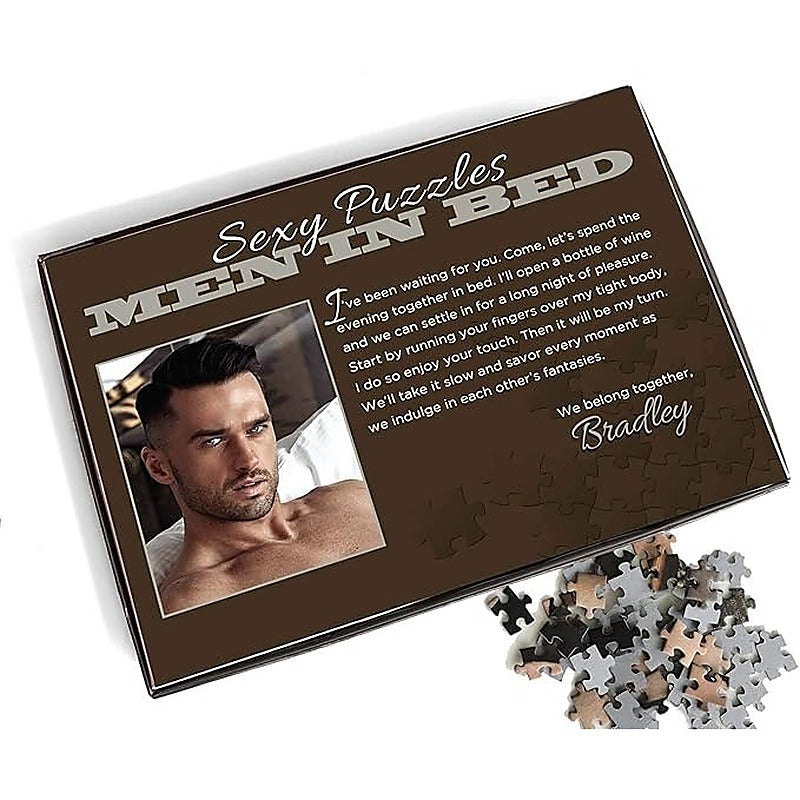 Sexy Jigsaw Puzzle Men In Bed Bradley By Little Genie - Sex Games, Coupons and Tricks