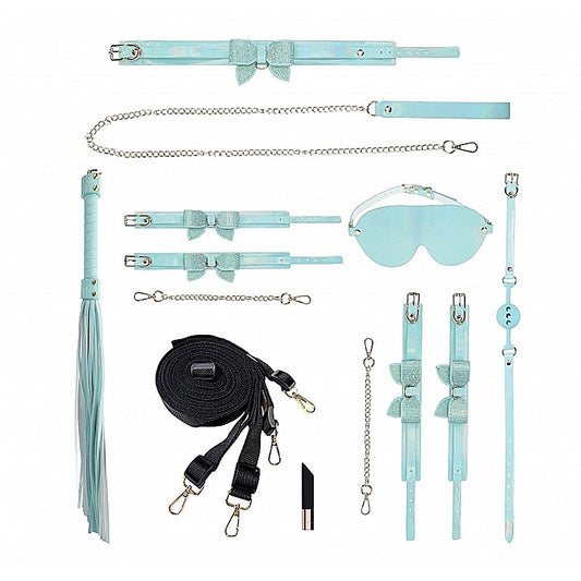 Ouch! Paris Collection 8 Piece Bondage Set By Shots Toys - Bondage Kits