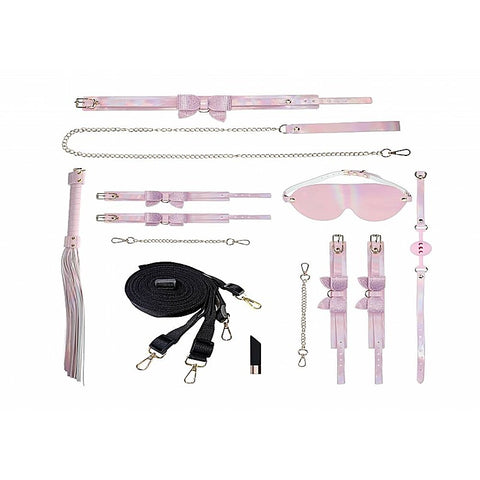 Ouch! Paris Collection 8 Piece Bondage Set By Shots Toys - Bondage Kits