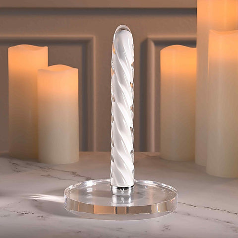 Playboy Pleasure In A Twist Glass Bullet Vibrator By Evolved - Bullet Vibrators