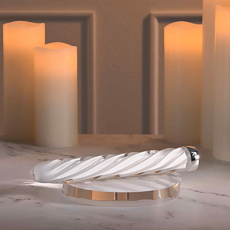 Playboy Pleasure In A Twist Glass Bullet Vibrator By Evolved - Bullet Vibrators