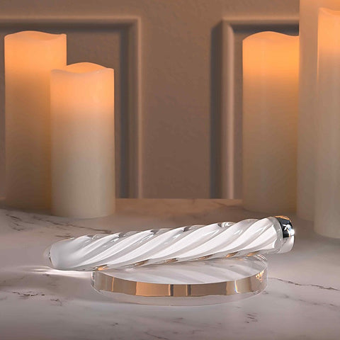Playboy Pleasure In A Twist Glass Bullet Vibrator By Evolved - Bullet Vibrators
