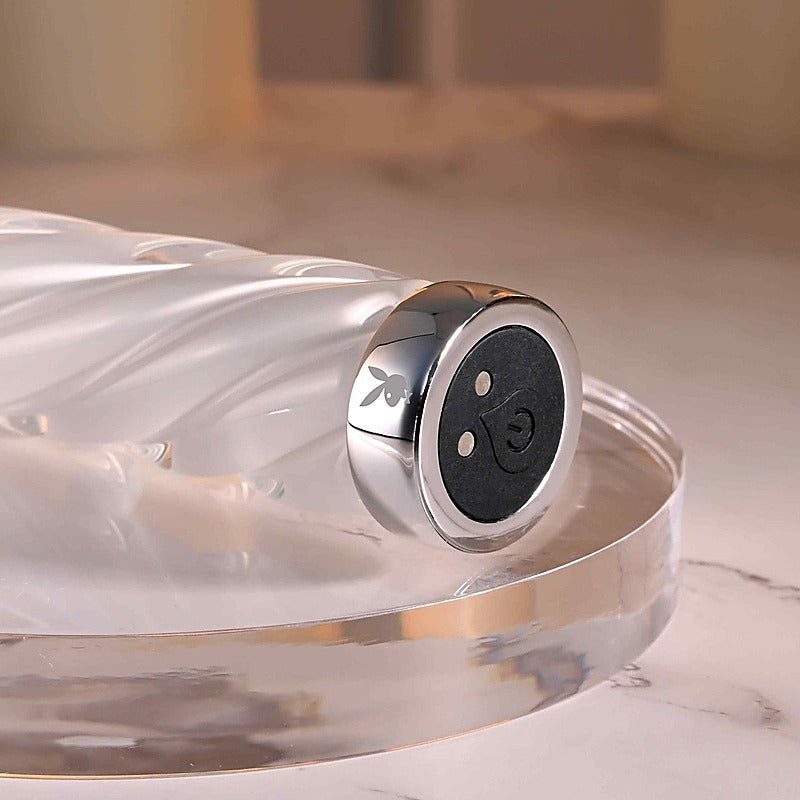 Playboy Pleasure In A Twist Glass Bullet Vibrator By Evolved - Bullet Vibrators