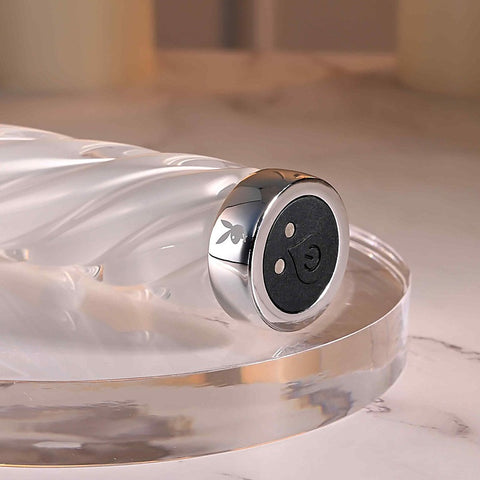 Playboy Pleasure In A Twist Glass Bullet Vibrator By Evolved - Bullet Vibrators