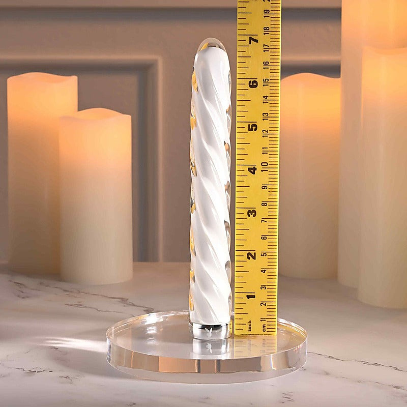 Playboy Pleasure In A Twist Glass Bullet Vibrator By Evolved - Bullet Vibrators