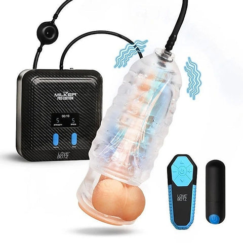 XR Brands LoveBotz The Milker Stamina Mains Powered Milking Masturbator