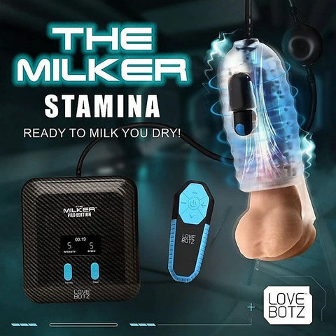 XR Brands LoveBotz The Milker Stamina Mains Powered Milking Masturbator