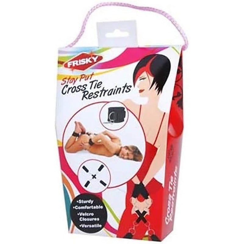 Frisky Stay Put Cross BDSM Play Tie Restraints - Cuffs And Restraints