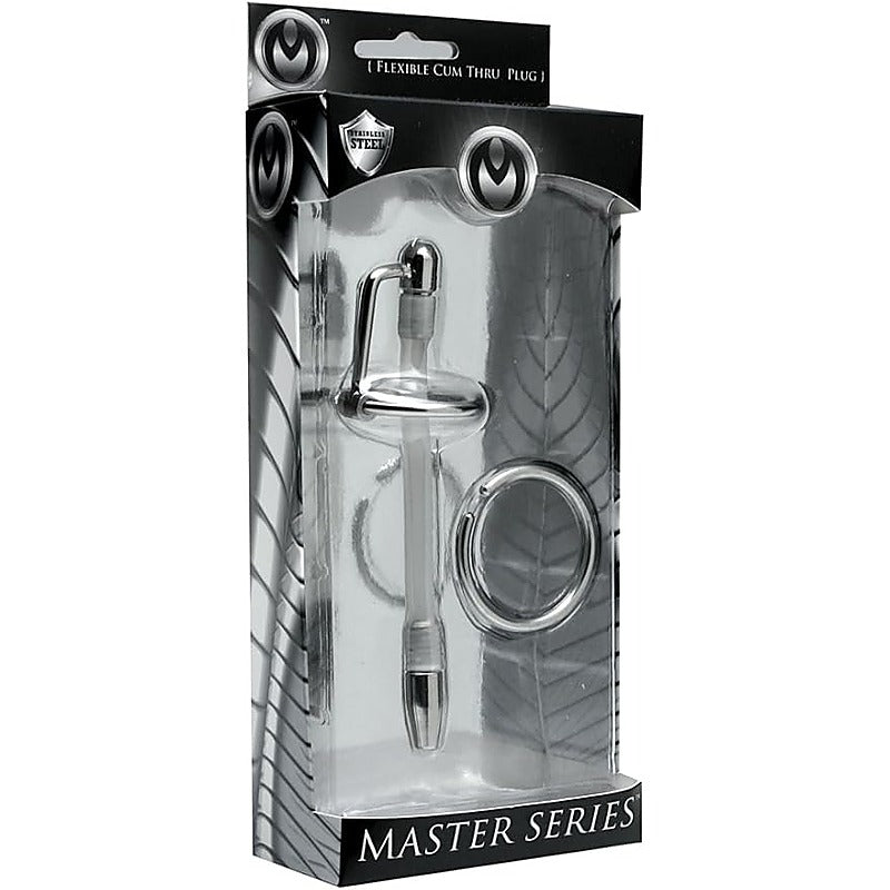 Master Series Inertia Flexible Cum Thru Penis Plug - Penis Plugs
