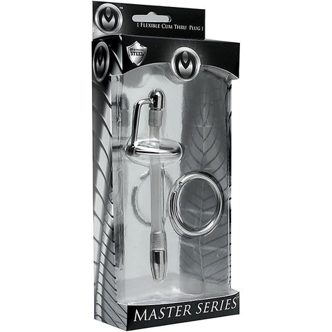 Master Series Inertia Flexible Cum Thru Penis Plug - Penis Plugs