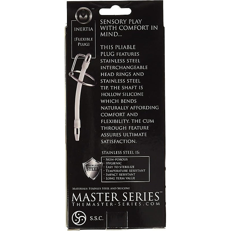 Master Series Inertia Flexible Cum Thru Penis Plug - Penis Plugs