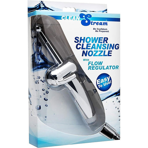 CleanStream Shower Cleansing Nozzle with Flow Regulator - Enemas and Douches