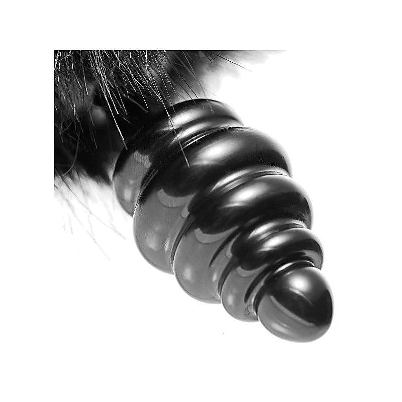 Tailz Black Bunny Tail Anal Plug By Xr Brands - Butt Plugs