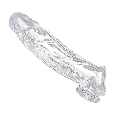 Size Matters Realistic Penis Enhancer and Ball Stretcher Flesh