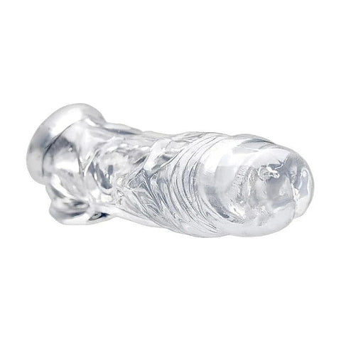 Size Matters Realistic Penis Enhancer and Ball Stretcher Flesh