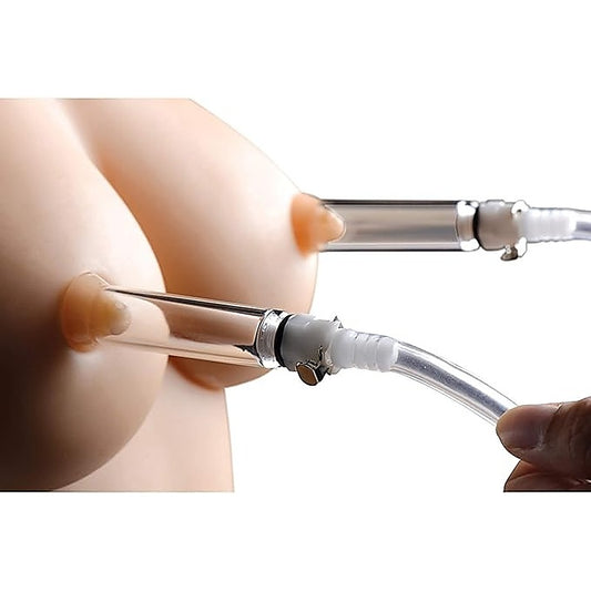 Size Matters Nipple Pumping System with Dual Cylinders