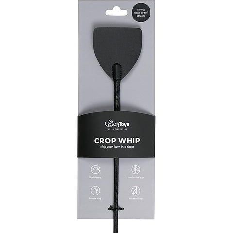 Premium Wide Crop Bondage Whip By Easytoys - Whips And Crops