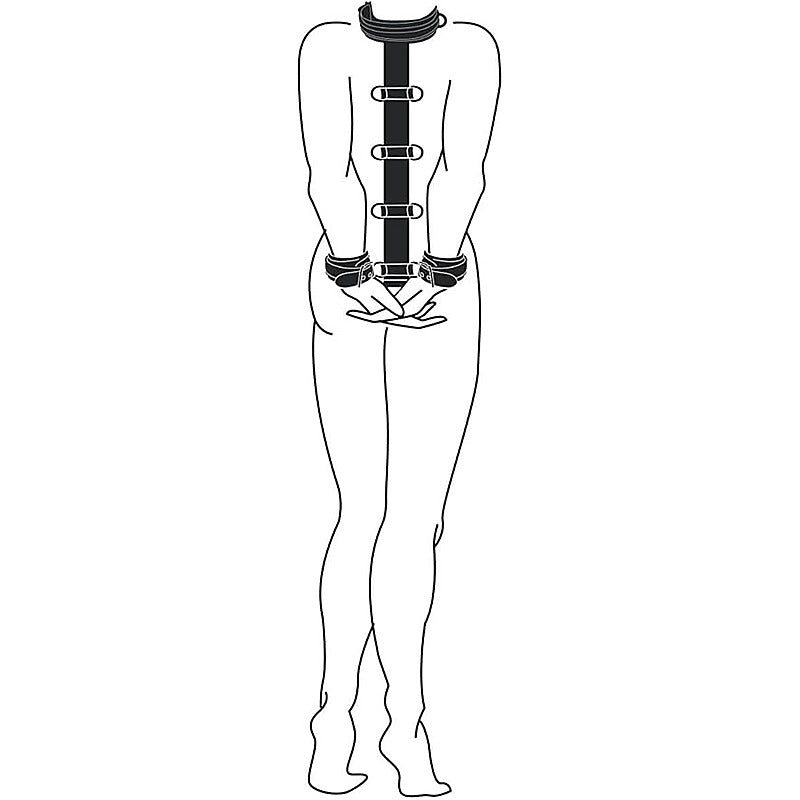 Easy Toys Fetish Collection BDSM Neck & Wrist Restraint - Cuffs And Restraints