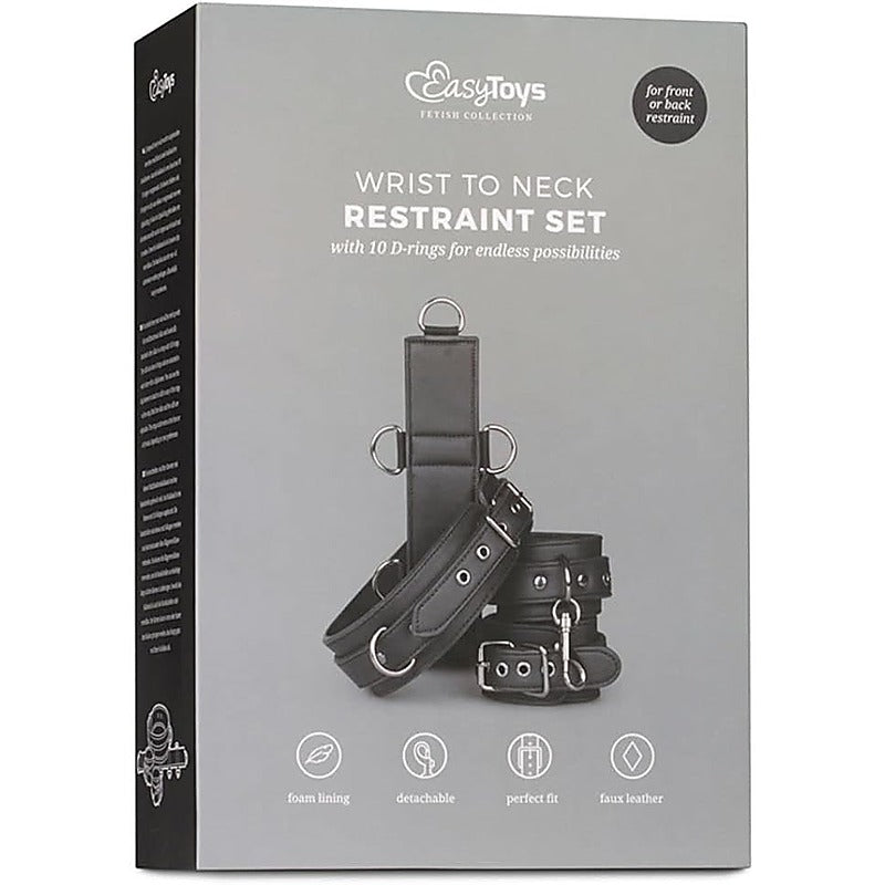 Easy Toys Fetish Collection BDSM Neck & Wrist Restraint - Cuffs And Restraints