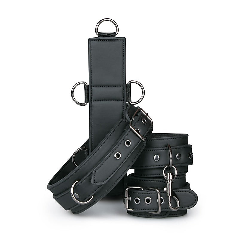 Neck and Wrist Restraint by Easytoys - Cuffs And Restraints