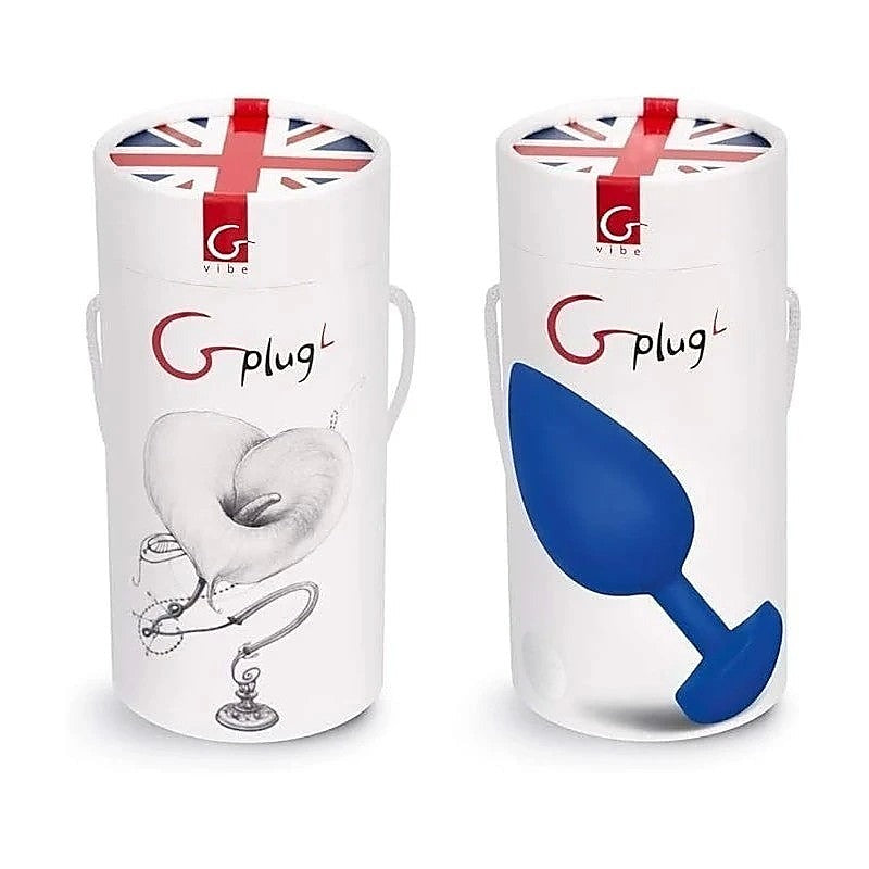 Gvibe Gplug Anal Plug Large Navy Blue - Butt Plugs