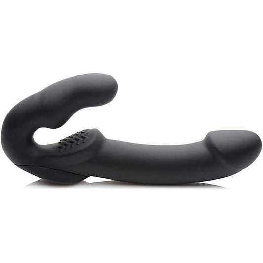 Strap U Evoke Rechargeable Vibrating Silicone Strapless Strap On Sex Toy - Strap On Sextoys