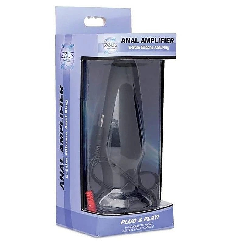 Zeus Anal Amplifier Silicone eStim Anal Plug - Butt Plugs